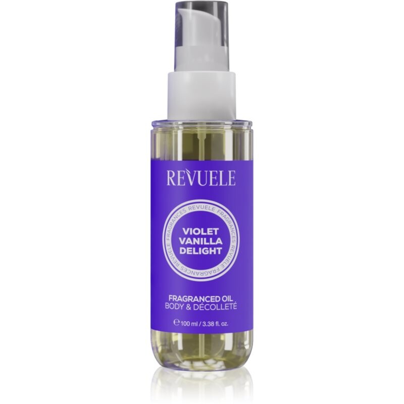 Revuele Violet Vanilla Delight Fragranced Oil parfémovaný olej na telo pre ženy 100 ml