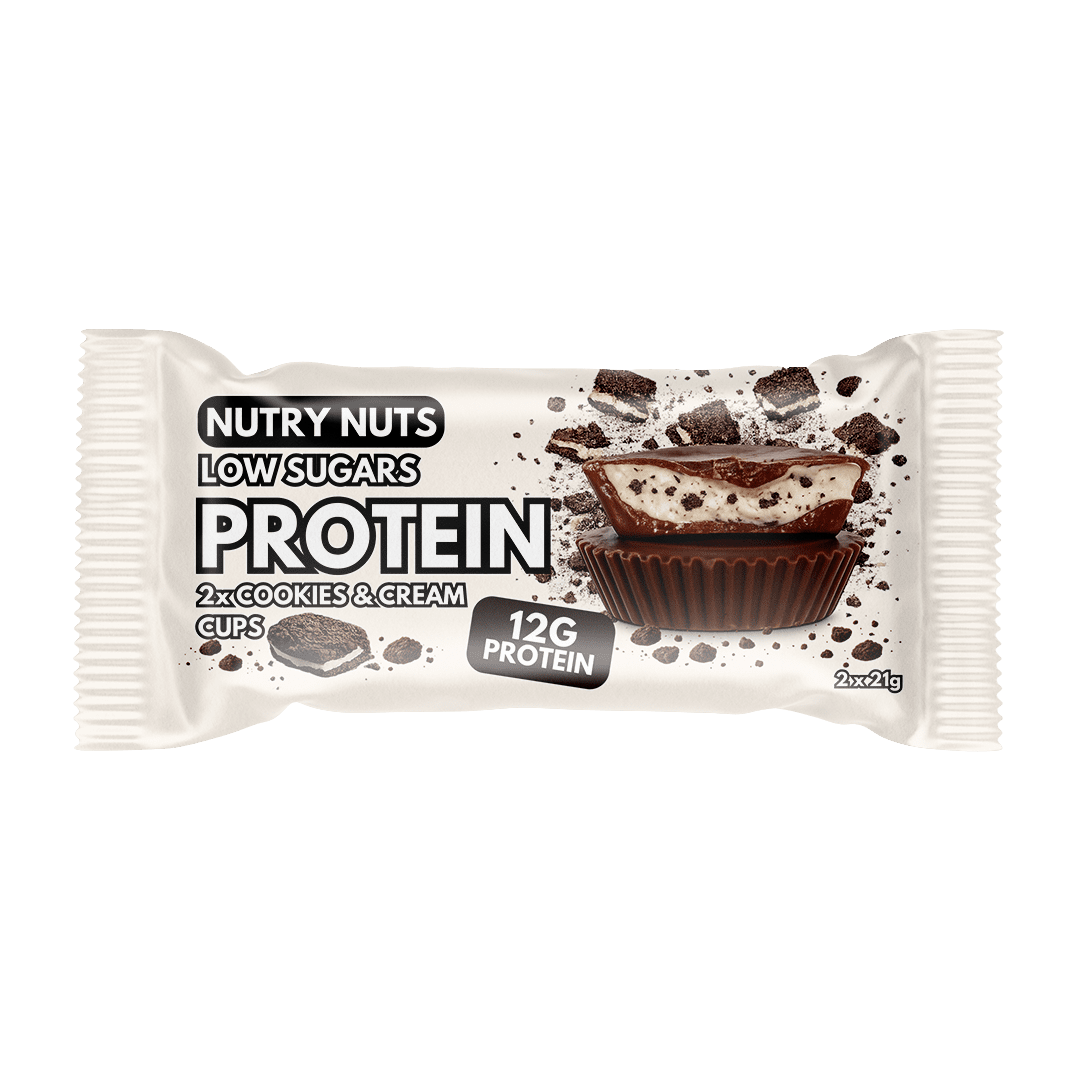 NUTRY NUTS Proteínové košíčky Cookies & cream 2 x 21 g