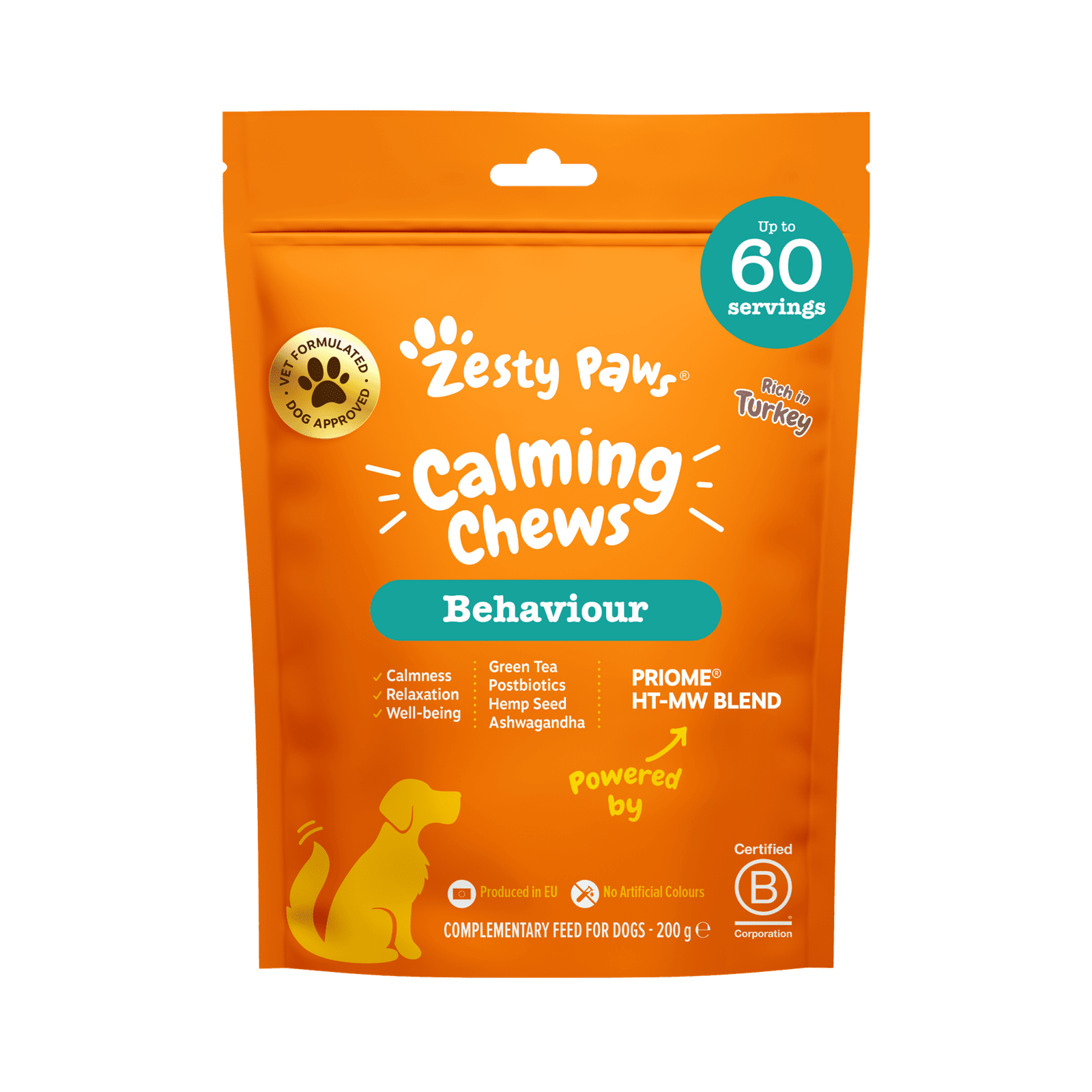 ZESTY PAWS Upokojujúce žuvacie tablety 60 tabliet