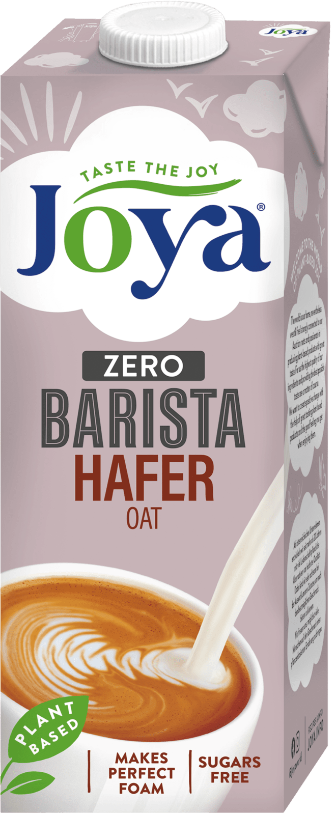 JOYA Barista Zero ovsený nápoj bez cukru 1 l
