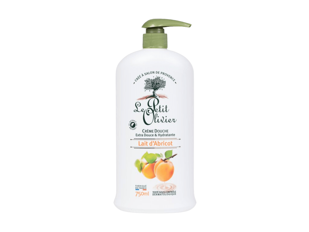 LE PETIT OLIVIER Sprchový krém Marhuľové mlieko 750 ml