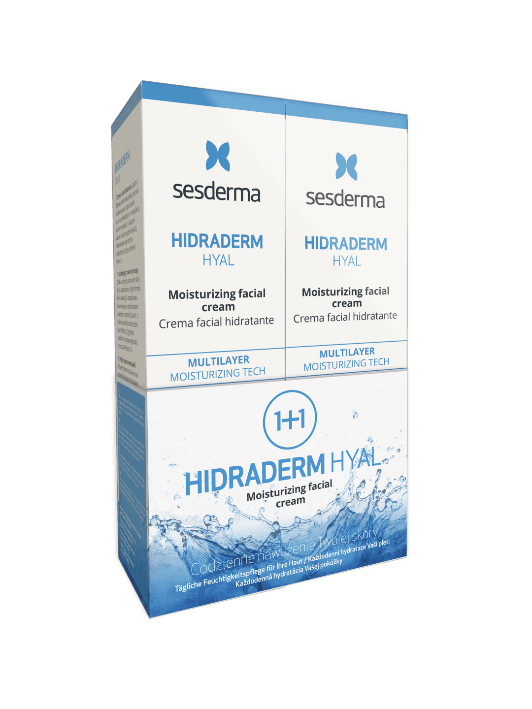 SESDERMA darčeková sada Hidraderm Hyal hydratačný krém 1+1 2 x 50 ml
