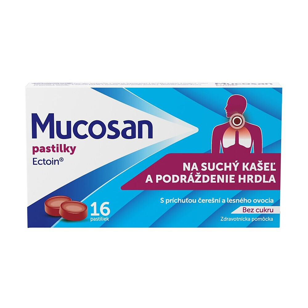 MUCOSAN Pastilky 16 kusov