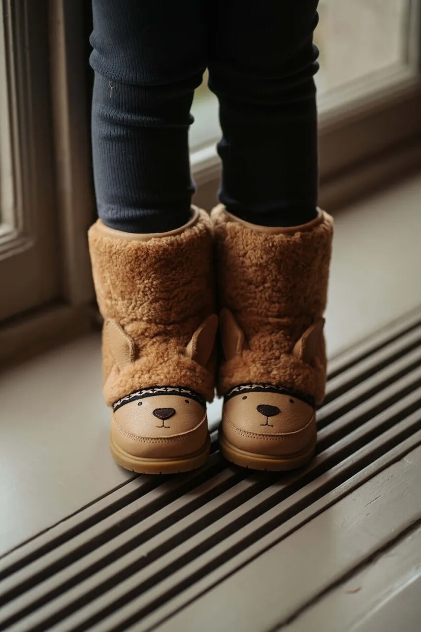 Donsje Detské zimné topánky Donsje Wadou Boots Alpaca