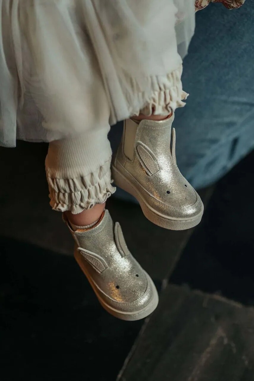 Donsje Kožené topánky pre bábätká Donsje Kheera Boots Bunny