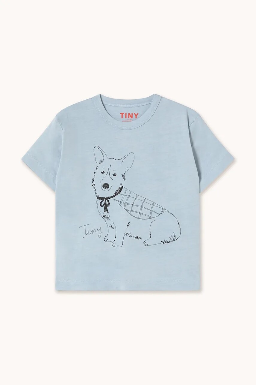 Tinycottons tričko detské bavlnené TINY CORGI GRAPHIC TEE