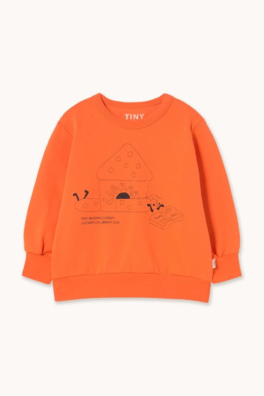 Tinycottons mikina detská bavlnená LIBRARY GRAPHIC SWEATSHIRT