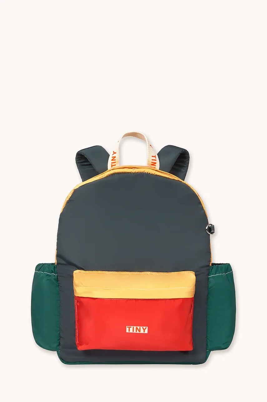 Tinycottons školský ruksak detský COLOR BLOCK BACKPACK