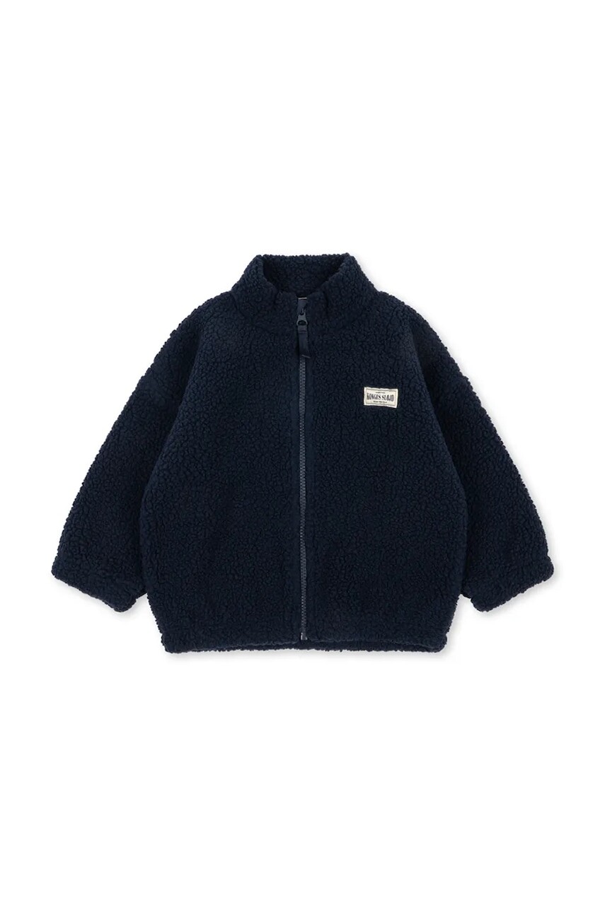 Konges Sløjd bunda detská flísová JODY SOLID TEDDY JACKET GRS