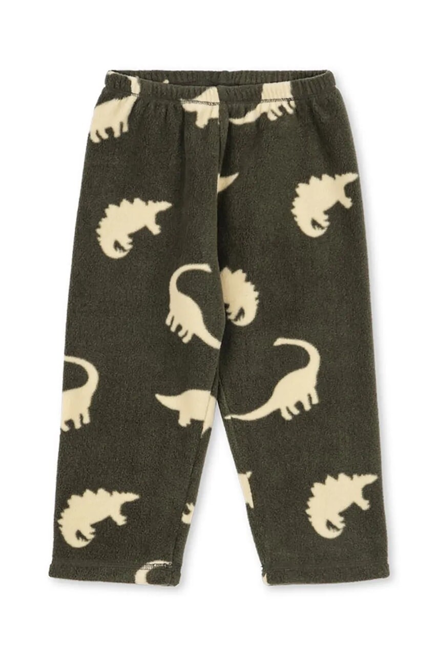 Konges Sløjd teplákové nohavice detské flísové TAVI FLEECE PANTS GRS