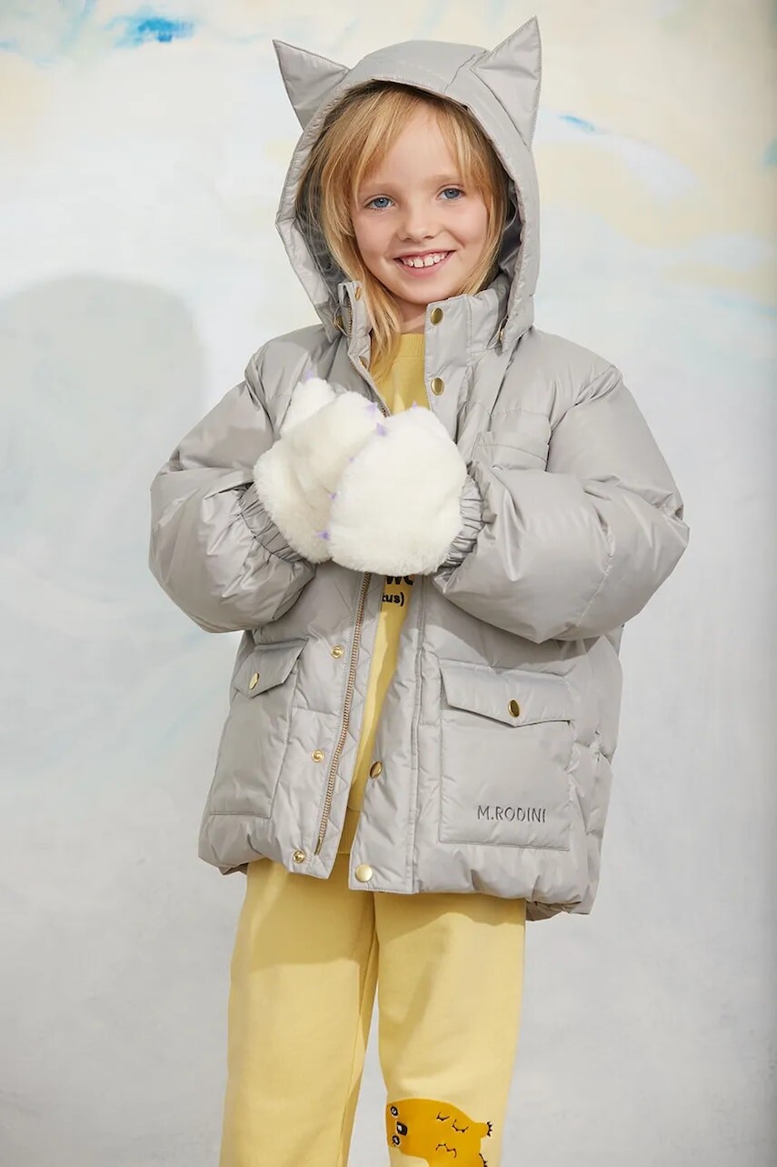 Mini Rodini prešívaná bunda detská Cat ears