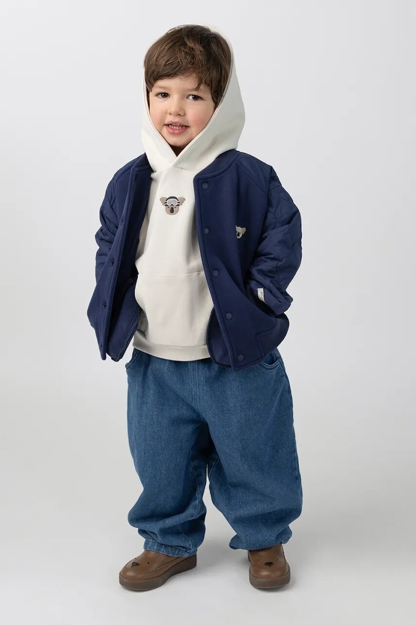 Donsje bunda bomber detská s bavlnou Noal Jacket Koala