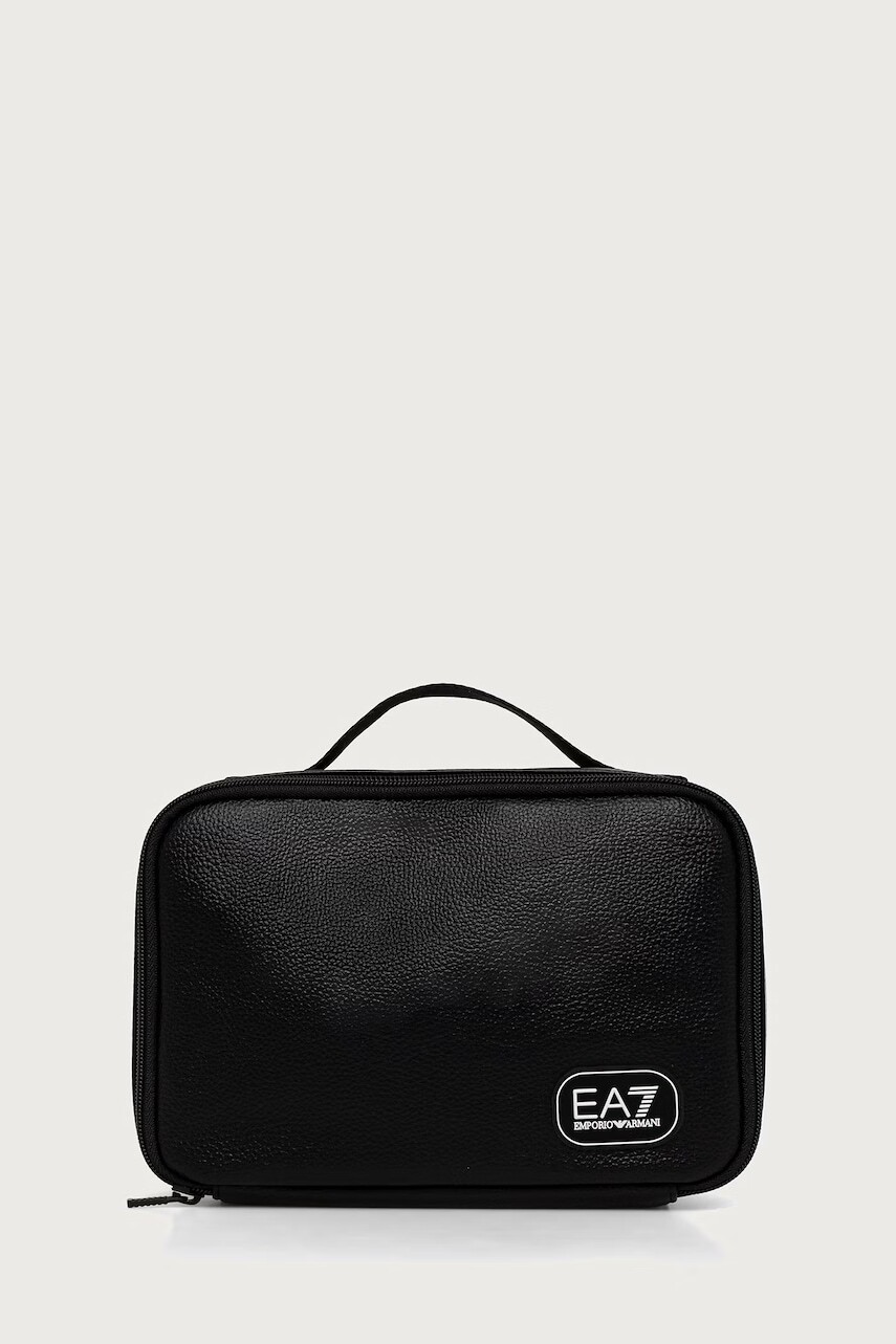 EA7 Emporio Armani kozmetická taška pánska z imitácie kože