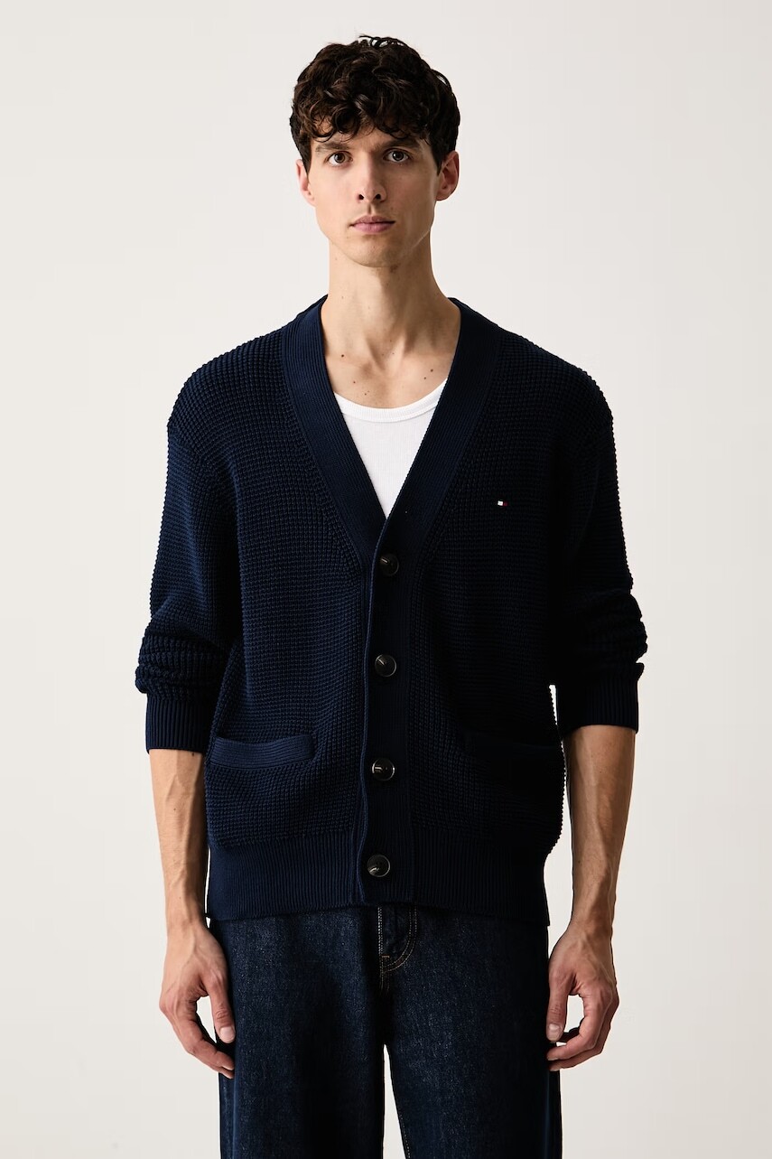 Tommy Hilfiger kardigán pánsky bavlnený