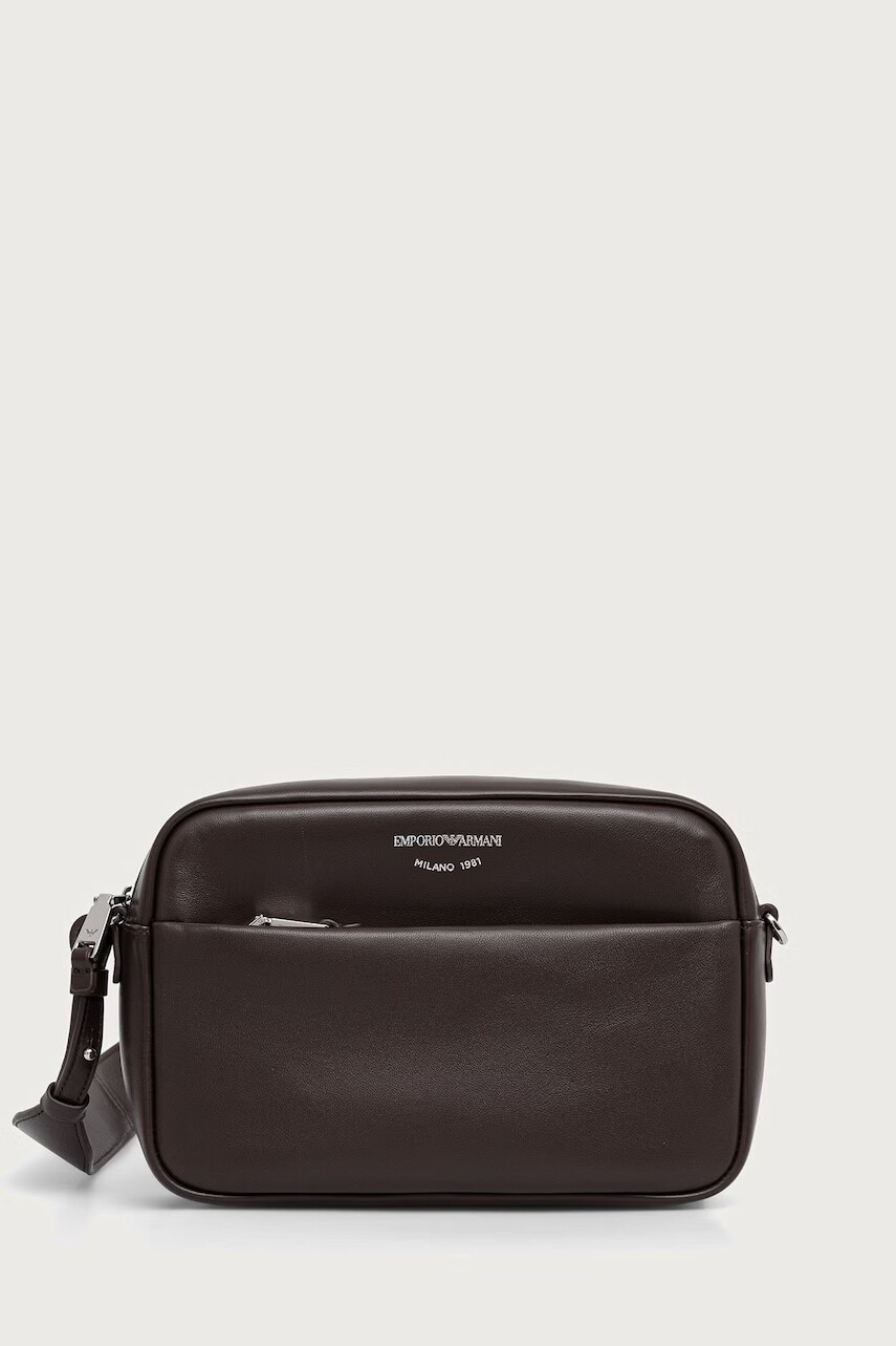 Emporio Armani listová kabelka dámska kožená