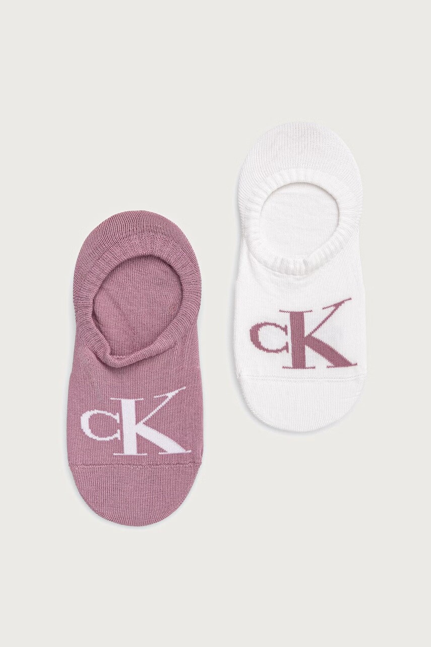 Calvin Klein Jeans členkové ponožky dámske 2-pak