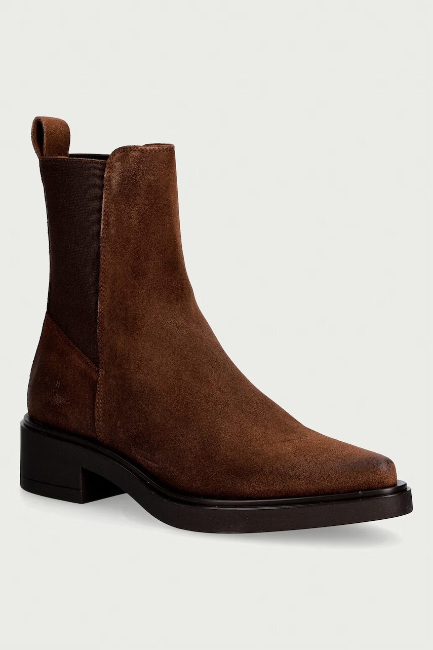 Copenhagen chelsea čižmy dámske semišové vintage suede