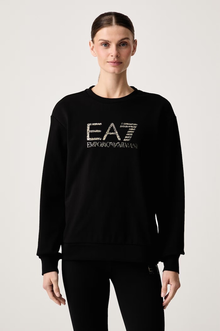 EA7 Emporio Armani mikina dámska s bavlnou