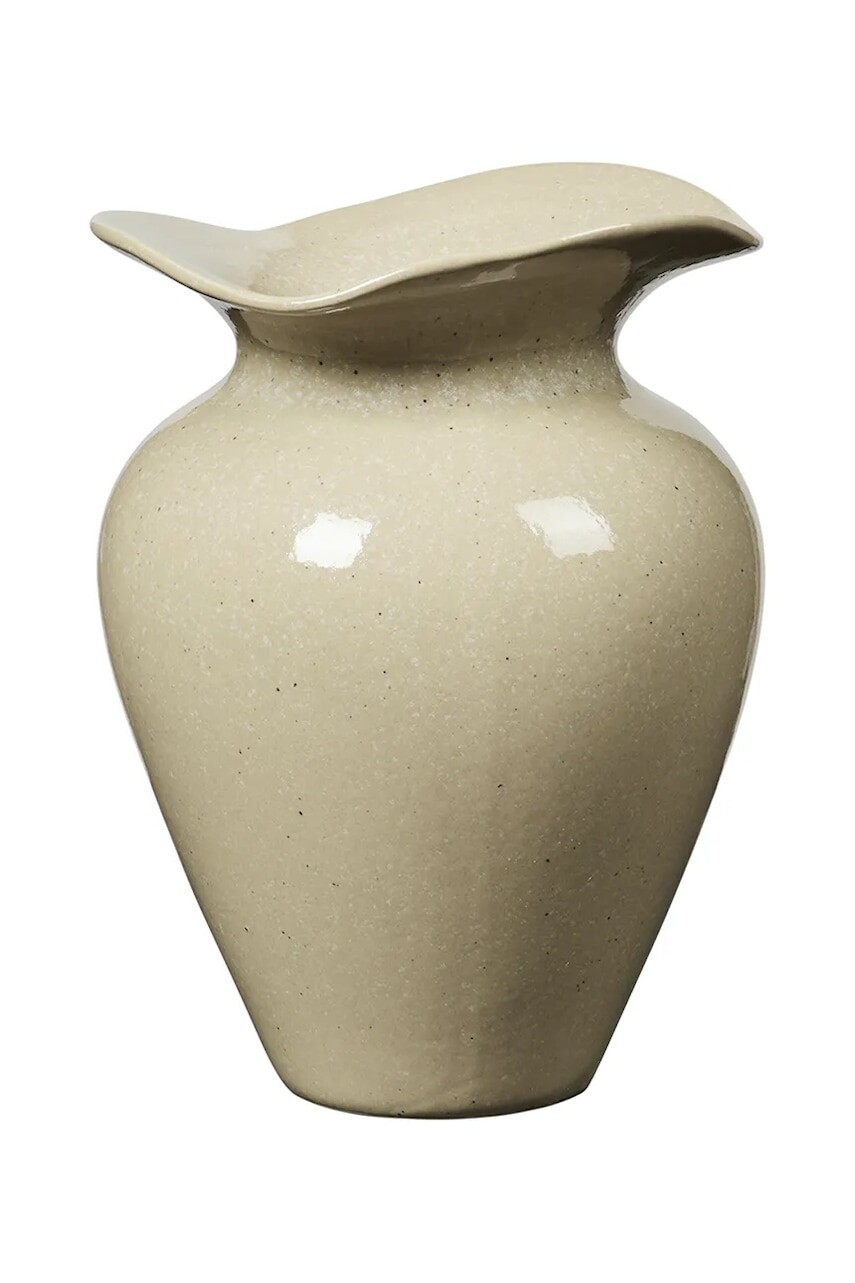 Broste Copenhagen váza dekoratívna z kameniny 16 x 22,5 cm