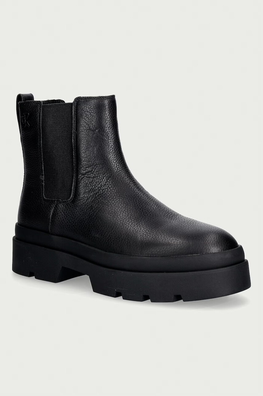 Calvin Klein chelsea čižmy pánske LUGGED CHELSEA BOOT TU LTH