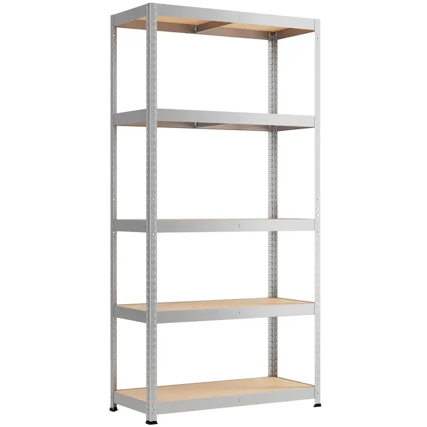 Kovový regál 175 pozinkovaný 180x90x40 – 5 políc/175 kg