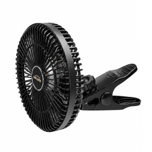 USB ventilátor s klipom 208 mm – 5 V, plynulá regulácia