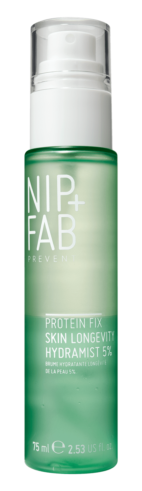 NIP+FAB Protein Fix Skin Longevity Hydratačná hmla 5% 75 ml