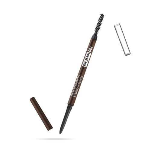PUPA Milano Automatická ceruzka na obočie s hrebienkom (High Definition Eyebrow Pencil) 0,9 g 003 Dark Brown