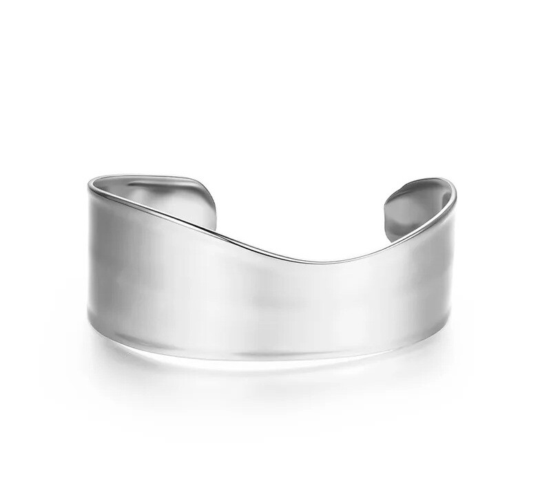 Vuch Pevný otvorený náramok Ixora Silver