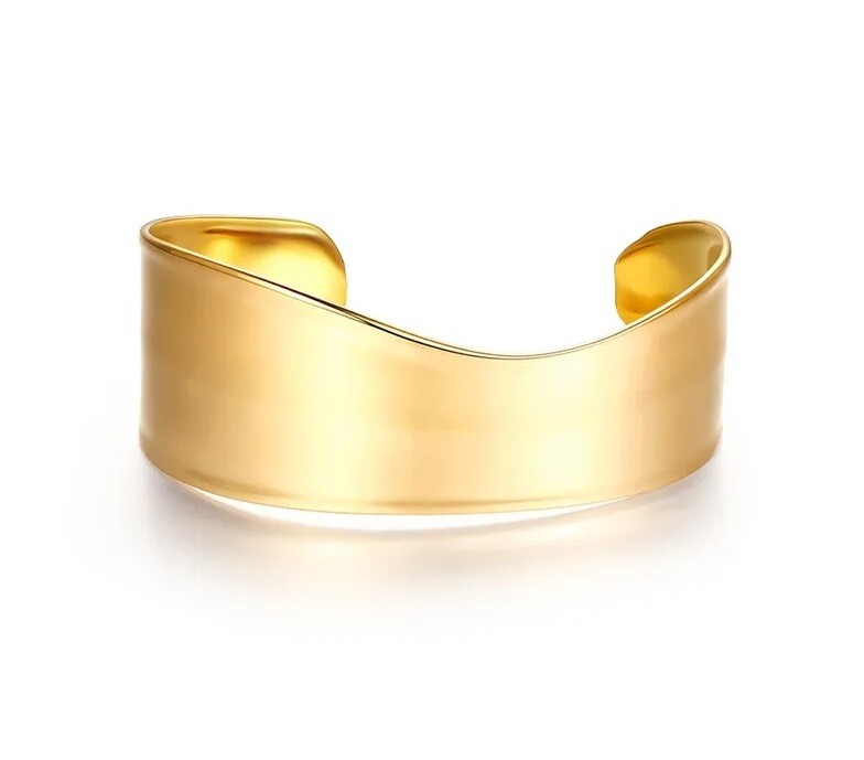 Vuch Pevný otvorený náramok Ixora Gold