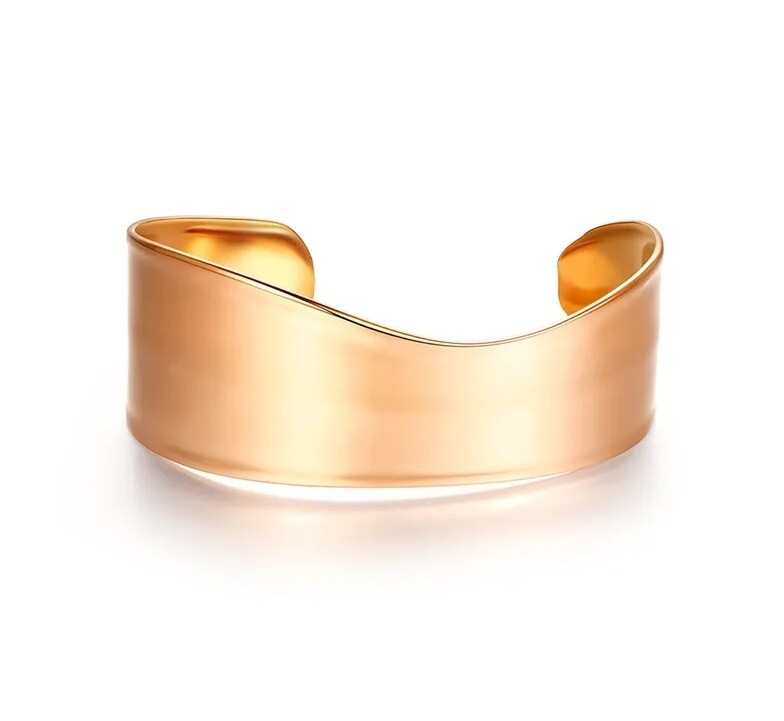 Vuch Pevný otvorený náramok Ixora Rose Gold