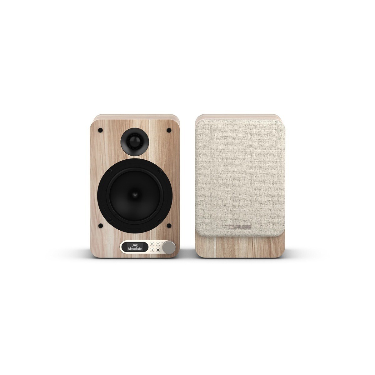 PURE Audio Classic Active Cotton White/Oak