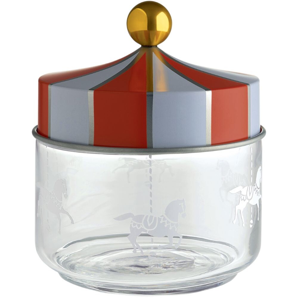 Kuchynská dóza CIRCUS, 500 ml, číra, Alessi