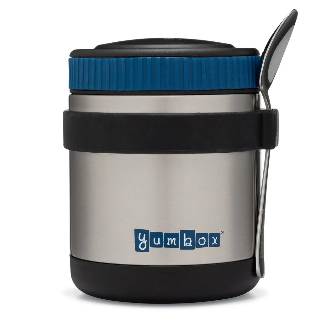 Desiatový box ZUPPA 415 ml, čierna, nerezová oceľ, Yumbox