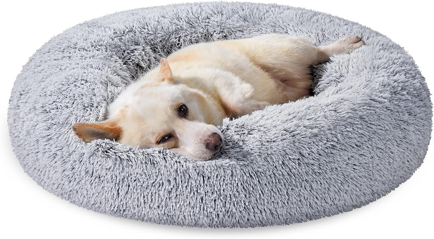 Plyšový pelíšek Fluffys XL 80 cm šedý