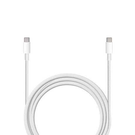 MG Economy kábel USB-C / USB-C PD 5A 100W 1m, biely