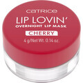 Starostlivosť & podkladové bázy na pery Catrice Lip Lovin' Overnight Lip Mask - 20 Cherry Pop