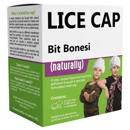 MED-COVER Lice cap čiapka proti všiam + hrebeň na hnidy 1 x 1 set