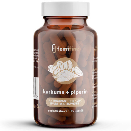 EKOMEDICA SK FemiFine kurkuma + piperín 60 kapsúl