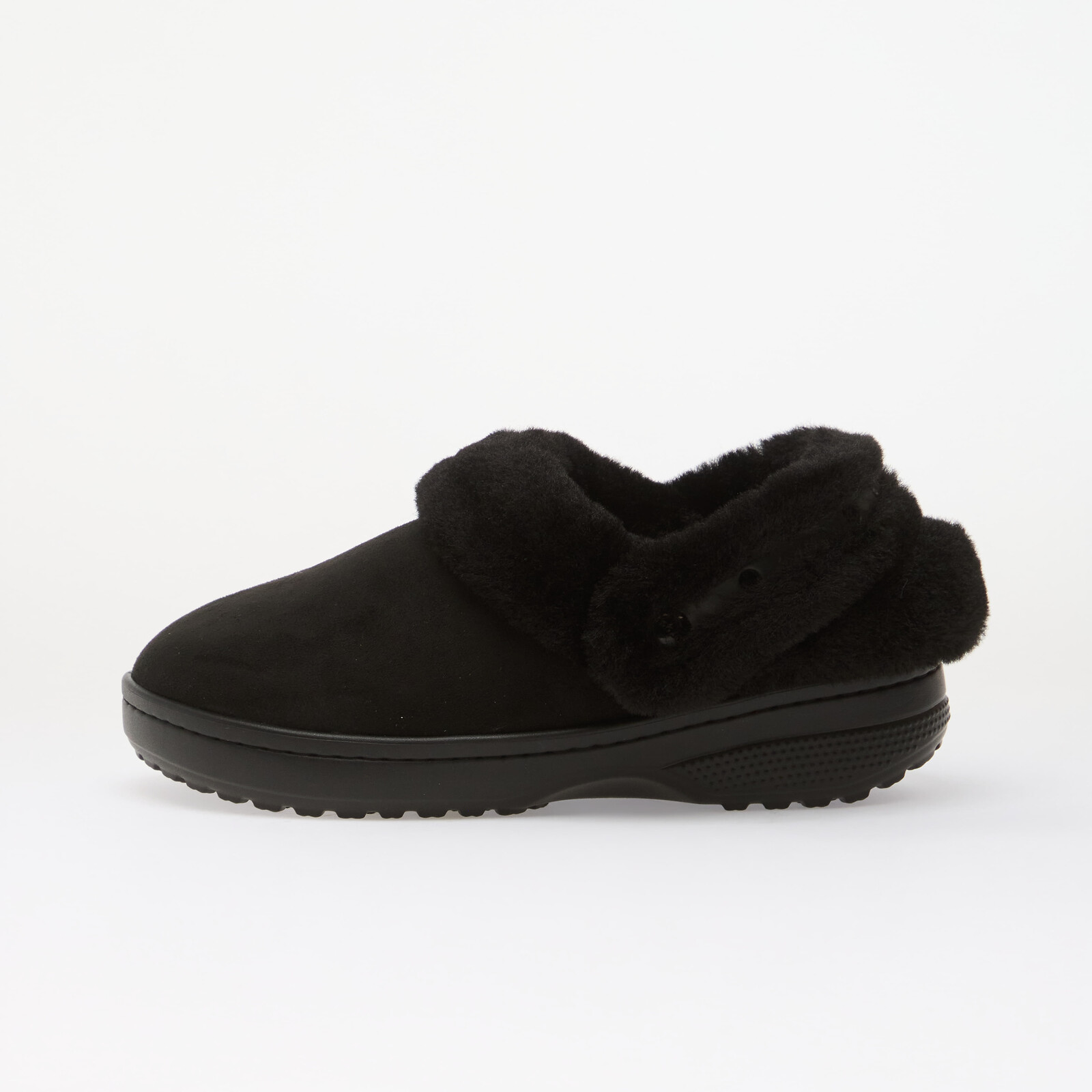 Topánky Crocs Classic Unfurgettable Sueded Clog Black 11