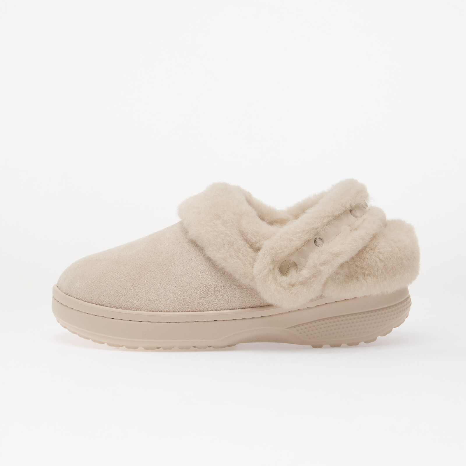 Topánky Crocs Classic Unfurgettable Vegan Suede Clog Cocoa Cream 4