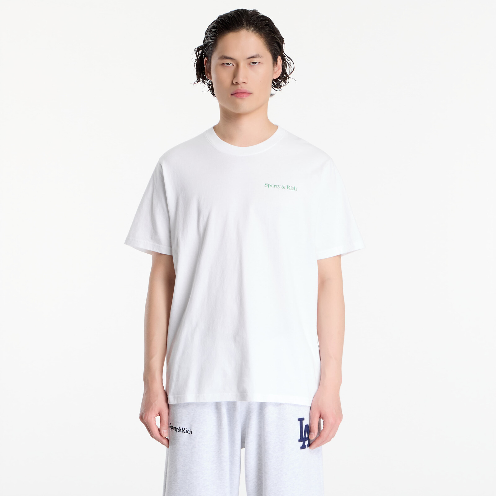 Tričko Sporty & Rich Fitness 94 Tshirt UNISEX White S