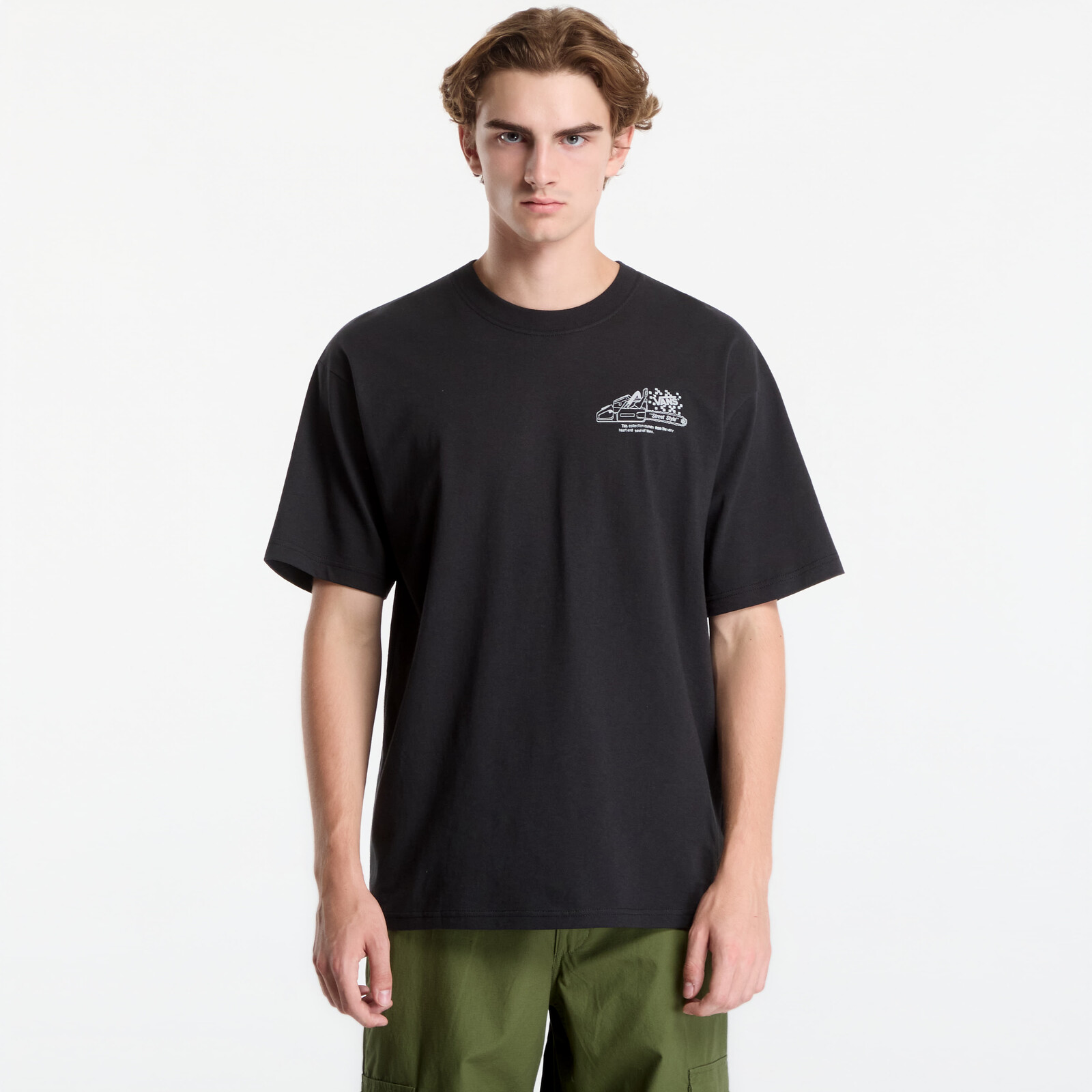 Tričko Vans Dirt Trip SS Tee Black XL