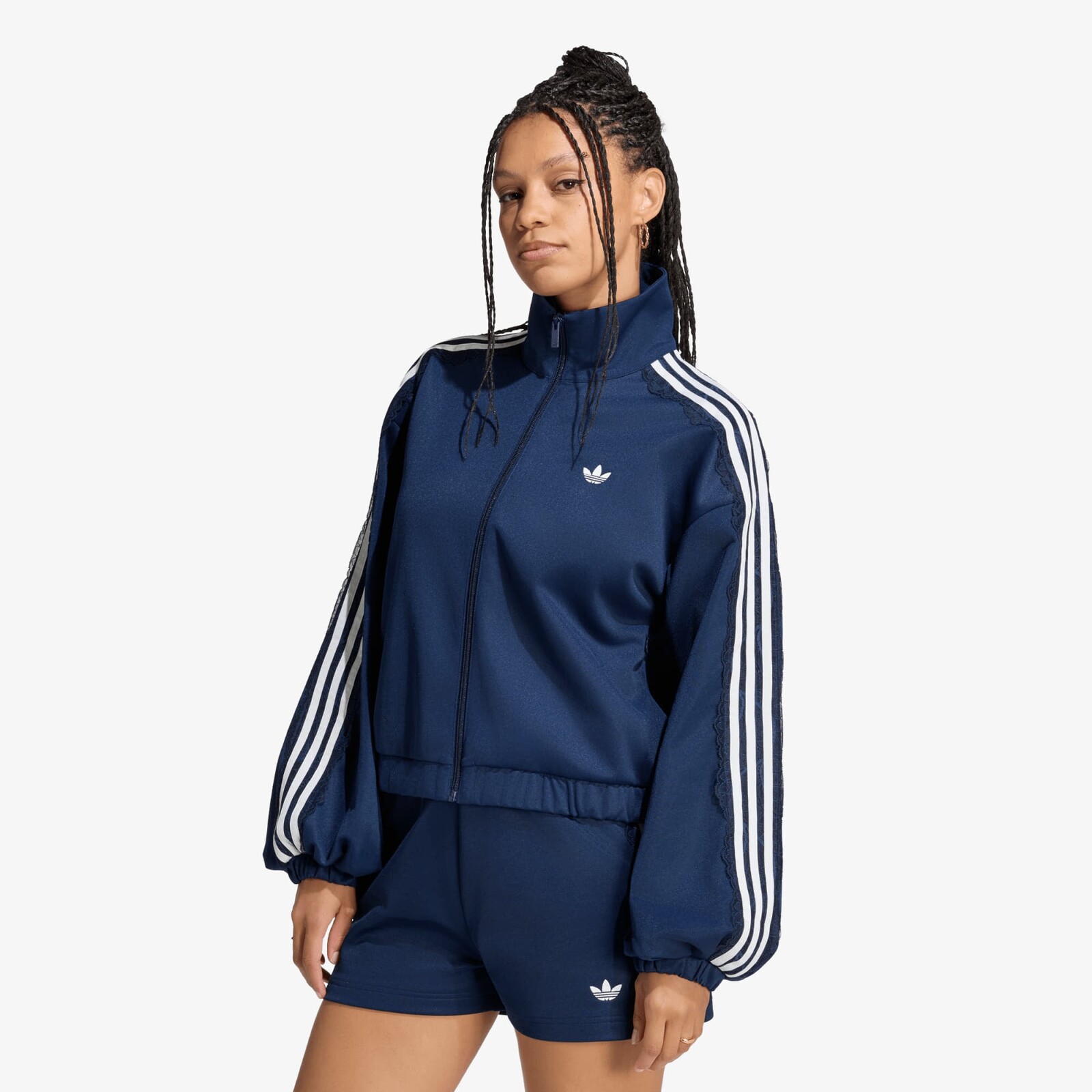 Bunda adidas Lace Oversized Archive Track Top Collegiate Navy M