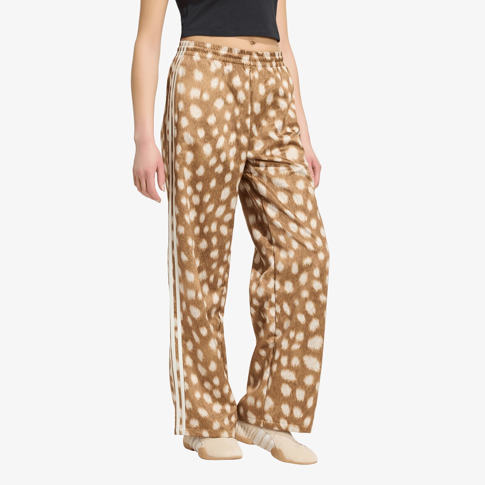 Kalhoty adidas Animal Print Firebird Trackpant Brown Desert S