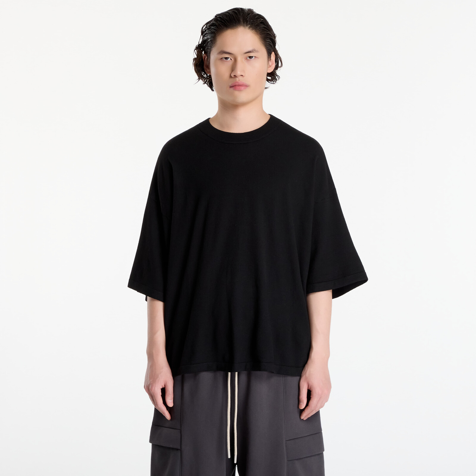 Tričko Fear Of God Essentials Soft Knit Tee Vintage Black L