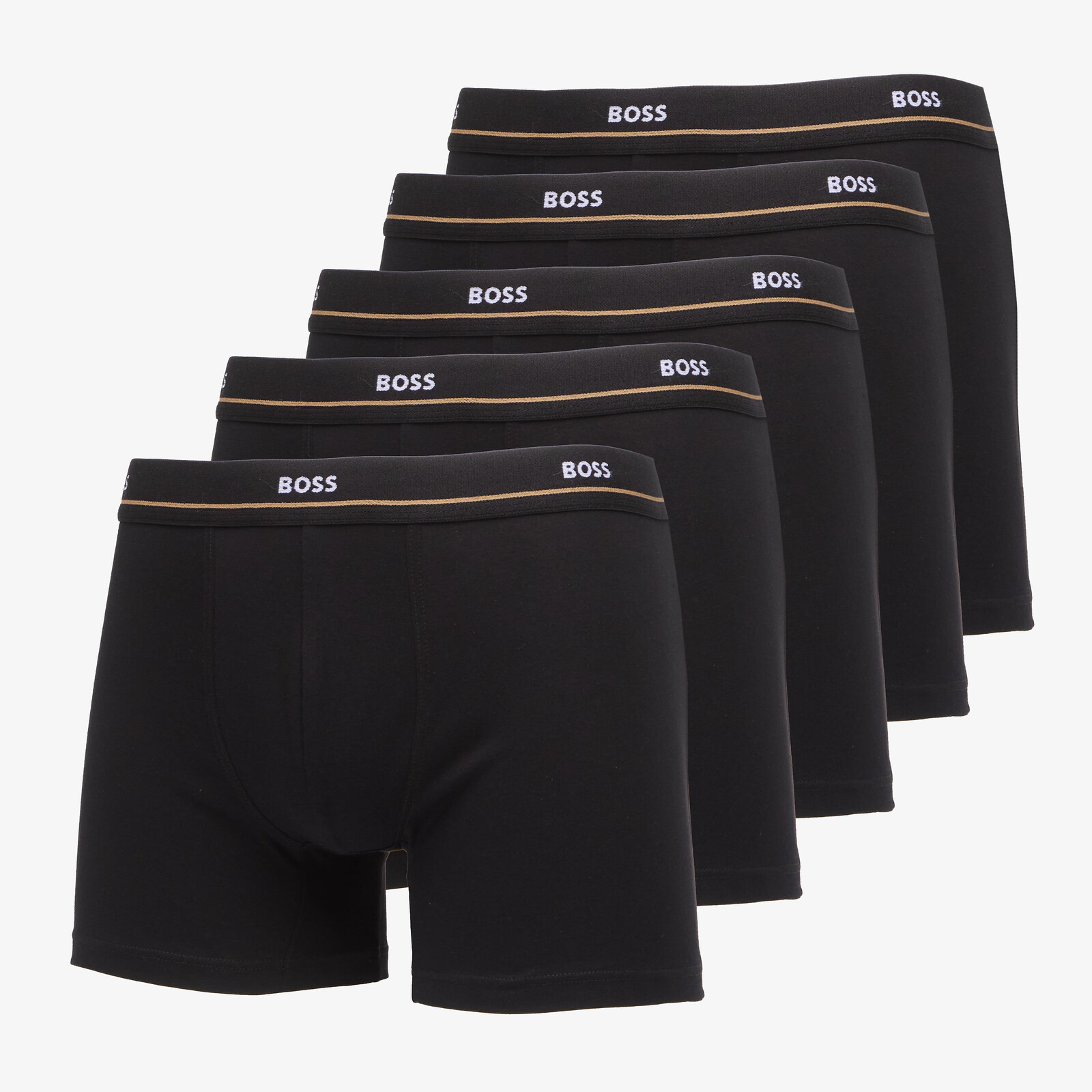 Boxerky Hugo Boss Boxer Briefs 5-Pack Essential Black M