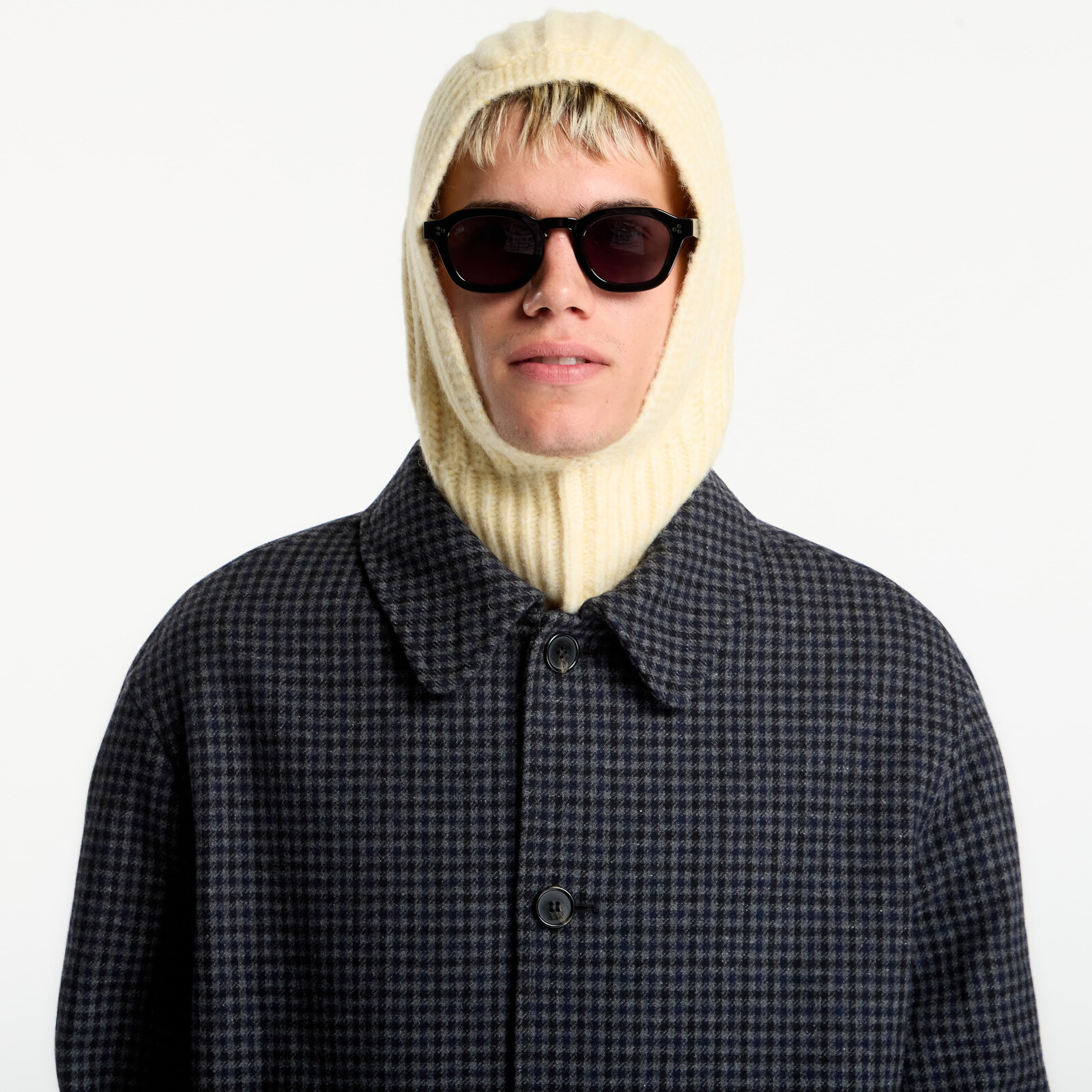 Čiapka A.P.C. Balaclava Laura Light Yellow 2