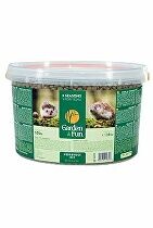 Krmivo GARDEN FUN pre voľne žijúce ježkovia, vedro 1,6 kg