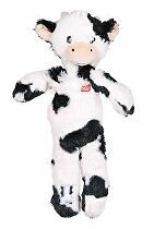 Hračka – psík FURRY FARM Kravička Isache, plyšová, 33 cm, Zolux